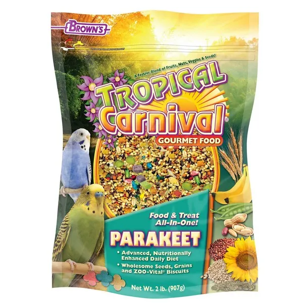 2 Lb F.M. Brown Tropical Carnival Parakeet - Health/First Aid